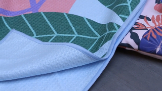 ผ้าขนหนูชายหาดวาฟเฟิลแห้งเร็ว