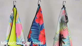 ผ้าขนหนูกอล์ฟวาฟเฟิลดูดซับซุปเปอร์แห้งเร็ว